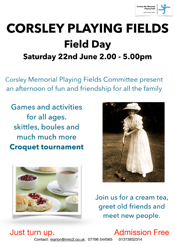Corsley Memorial Playing Field - Field Day