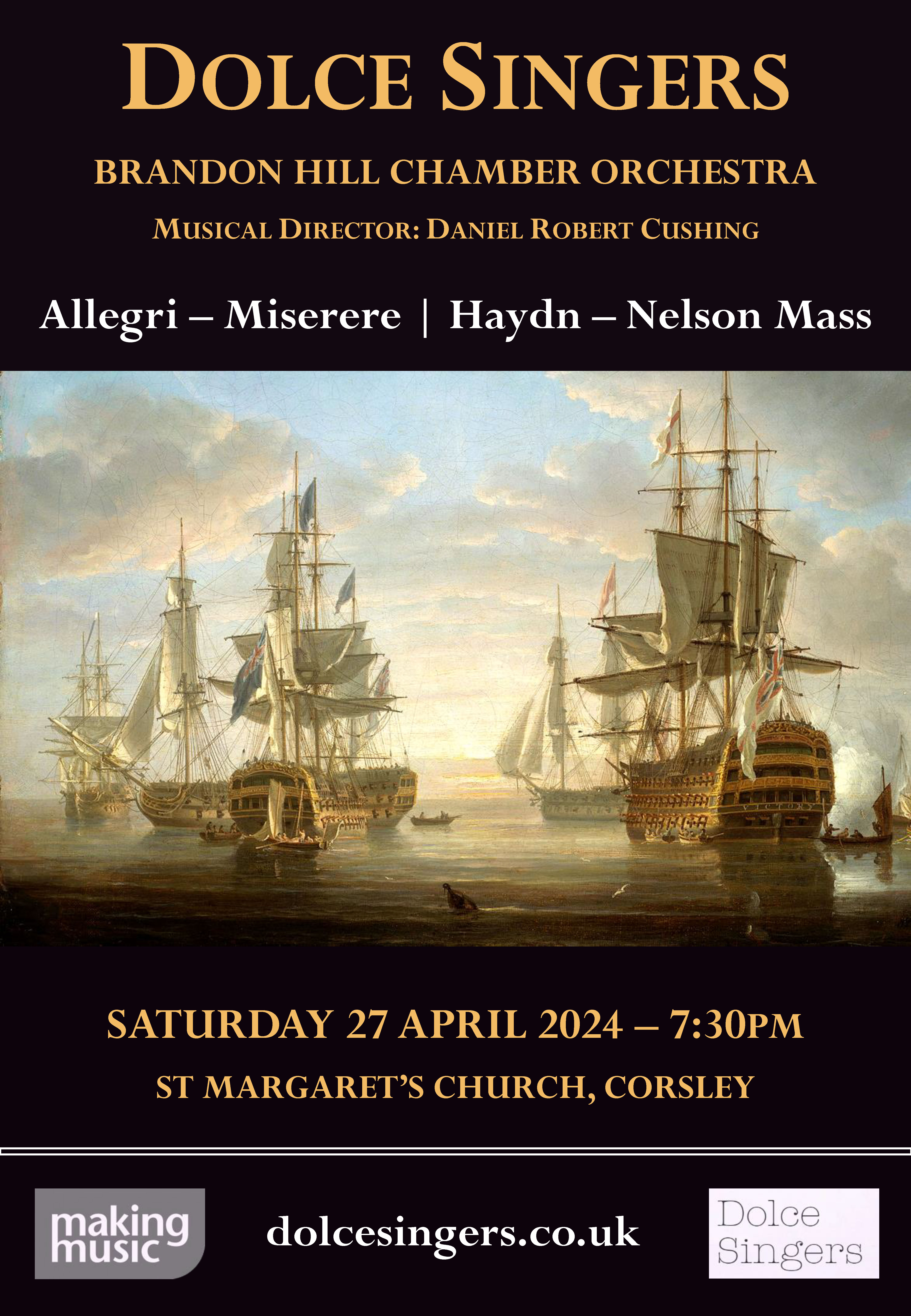 Dolce Singers at St Margaret's Church, Corsley, 27th April 2024
